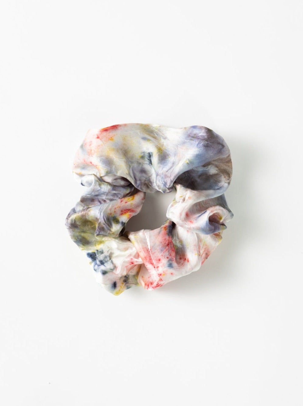 a_db botanical color: Botanically Dyed Silk Scrunchie - Multi