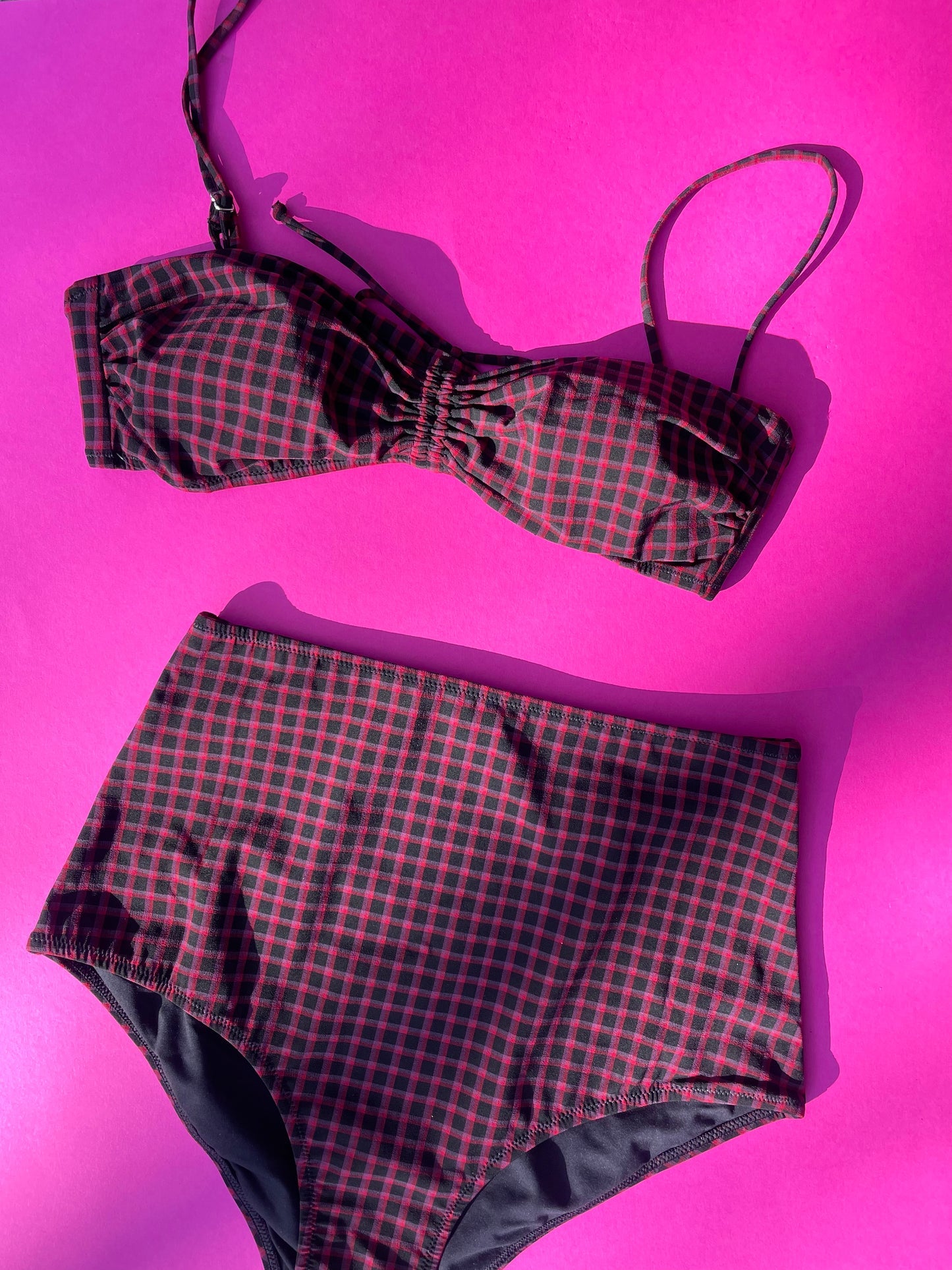 Pale Swimwear: Augusta Ruched Bikini Top - L, Last One!