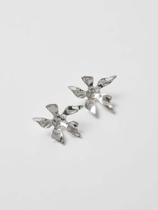 Wolf Circus: Lilah Flower Earrings - Sterling Silver