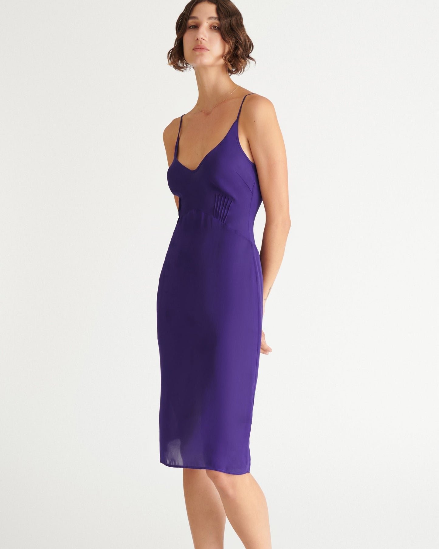 Araks: Cadel Silk Slip - Aster