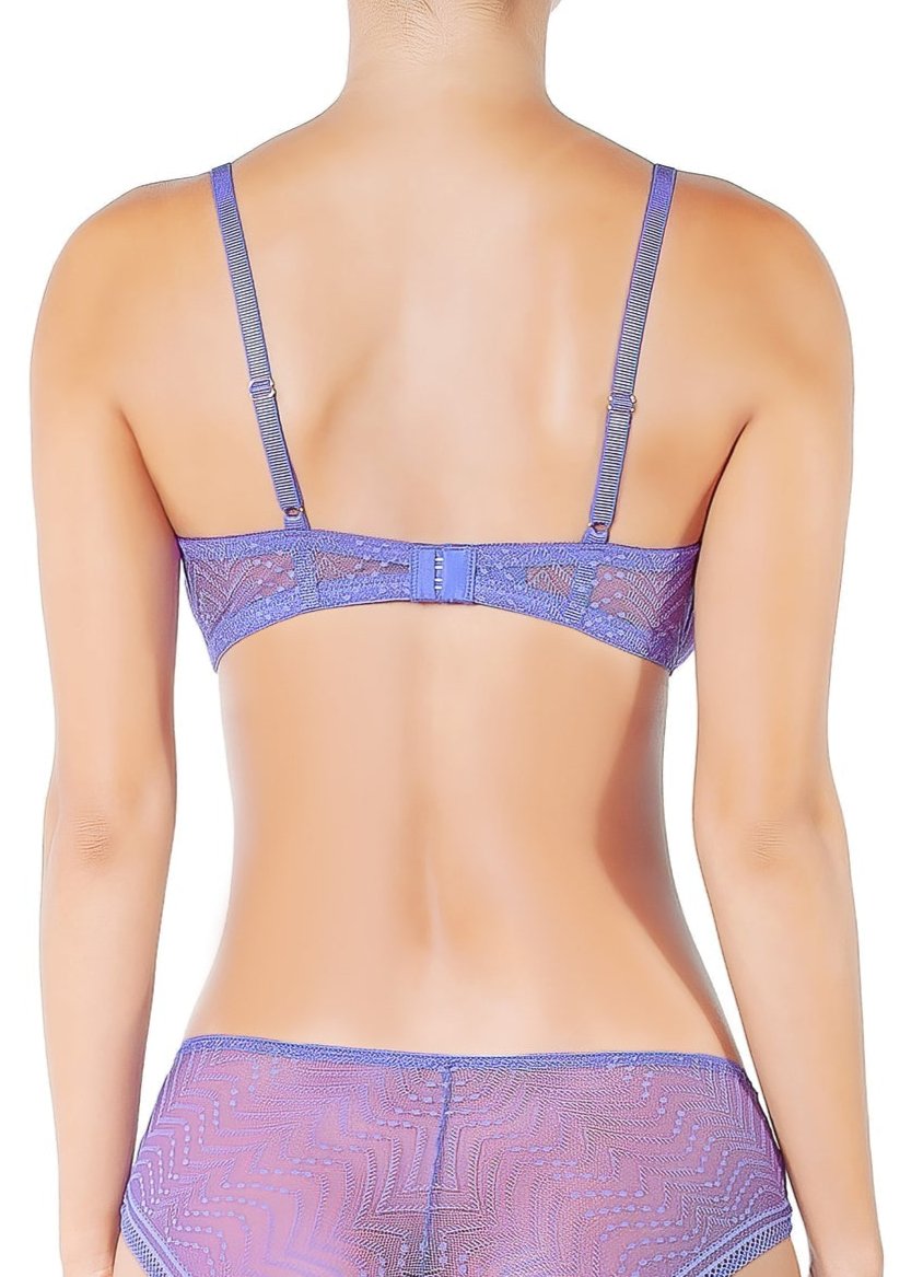 Huit: Eclatante Wireless Bralette - Violet