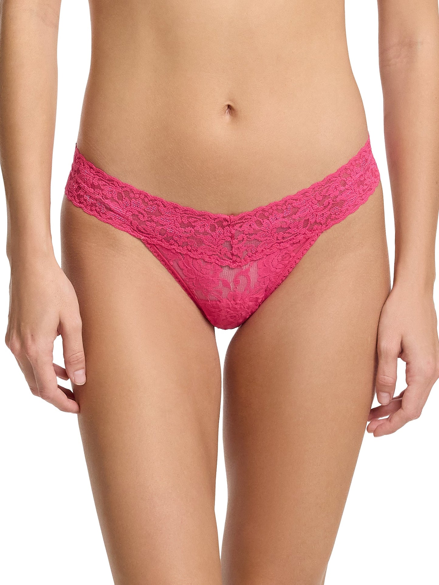 Hanky Panky: Lace Low Rise Thong - Fashion Colors