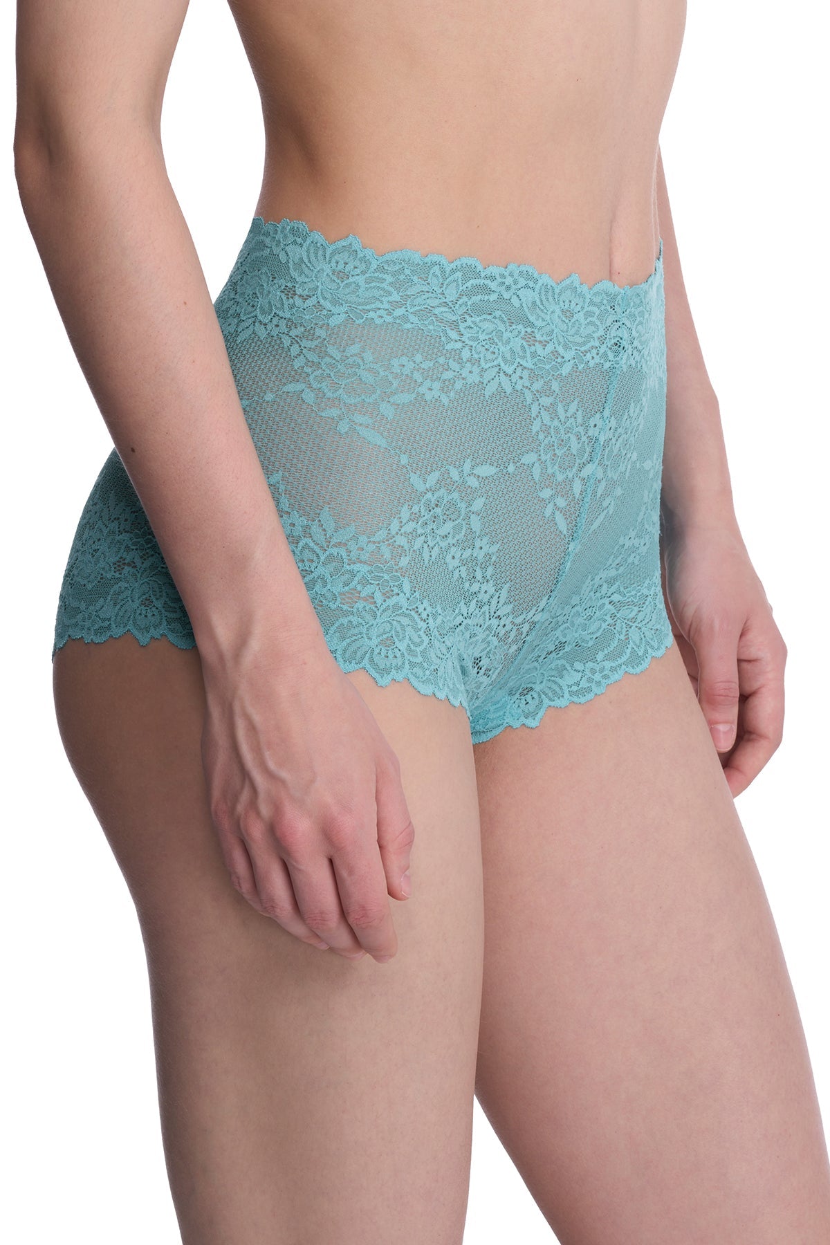 Natori: Heavenly Boyshort - Electric Aqua