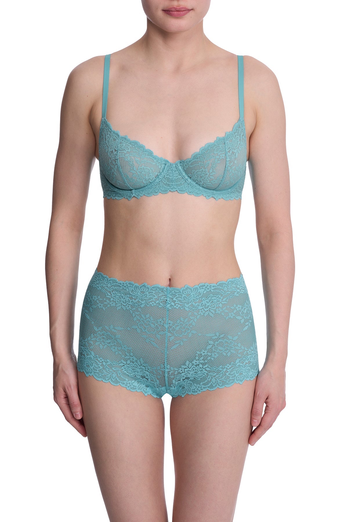 Natori: Heavenly Boyshort - Electric Aqua