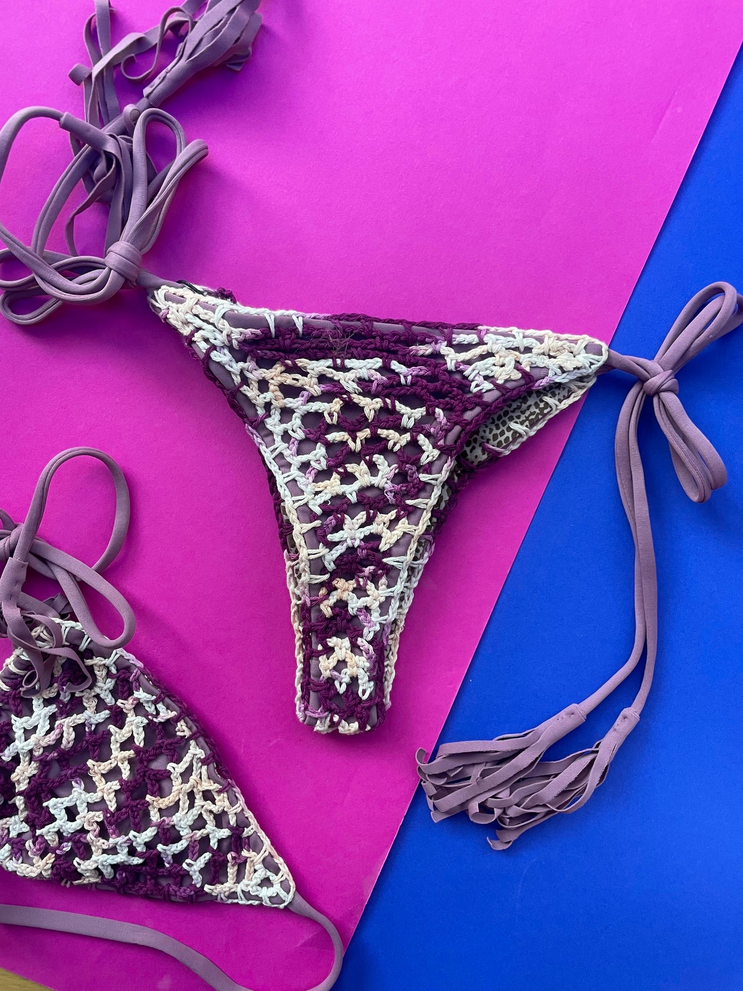 Acacia: Lauie Crochet Bikini Bottom - Thistle