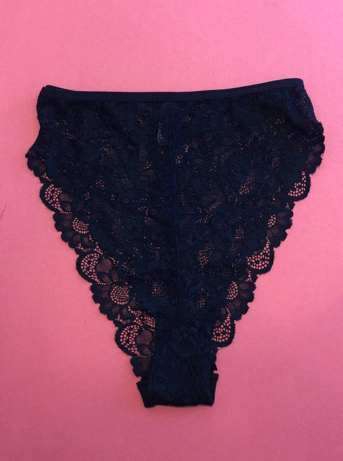 Bully Boy: Dora High-Waisted Lace Panty - Black Lace – Azaleas