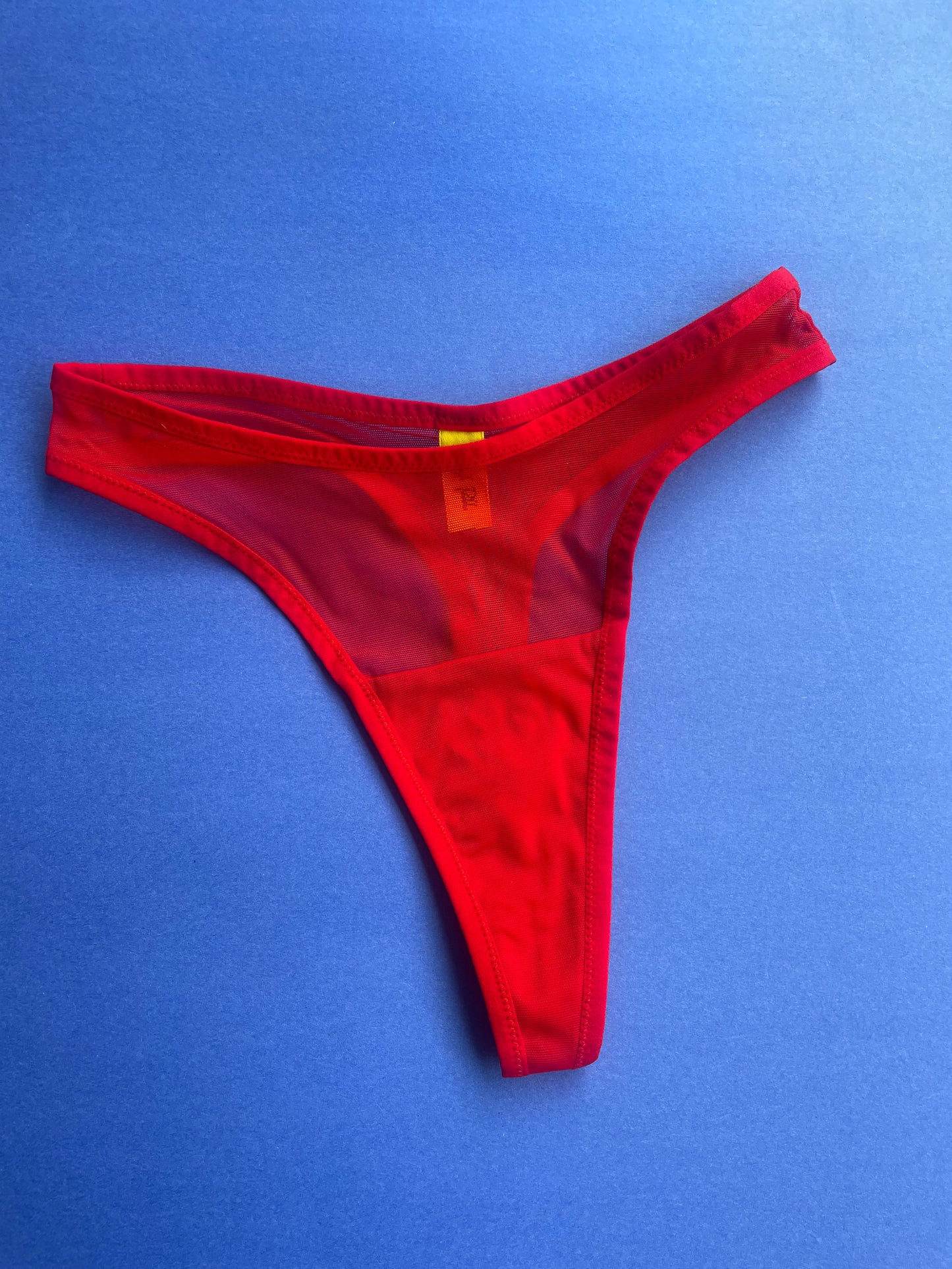 Kayleigh Peddie: Anna Mesh Thong - Red