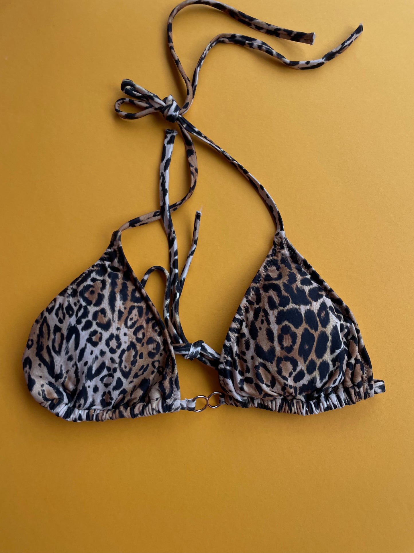 Melissa Odabash: Costa Triangle Bikini Top - Cheetah