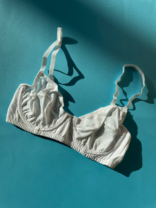 Araks: Beau Cotton Underwire Bra - White