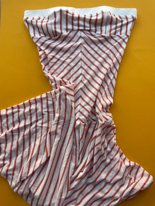 Belle The Label: Claro Dress - Tangerine Stripe