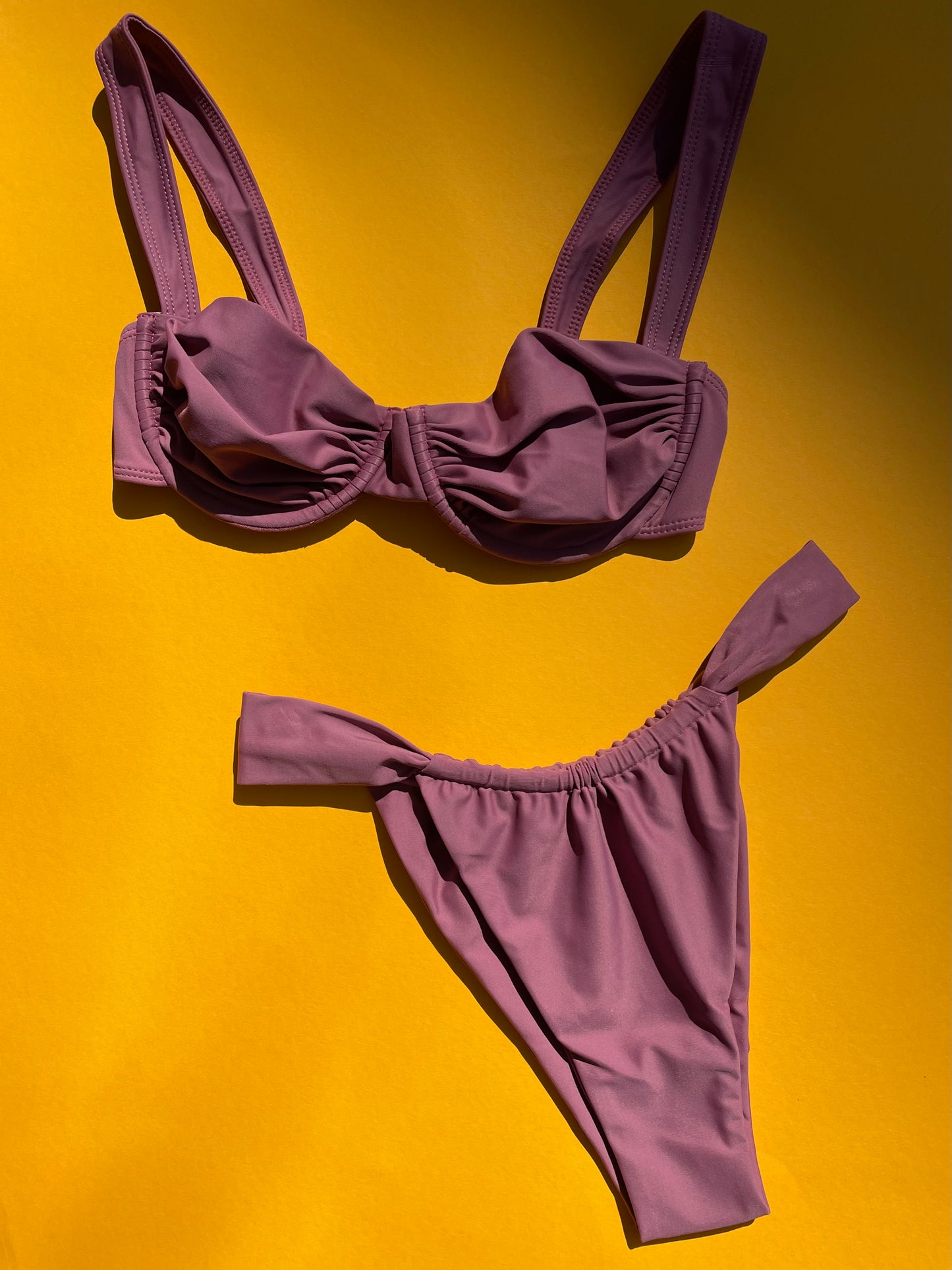 Belle The Label: Bare Bikini Bottom - Plum