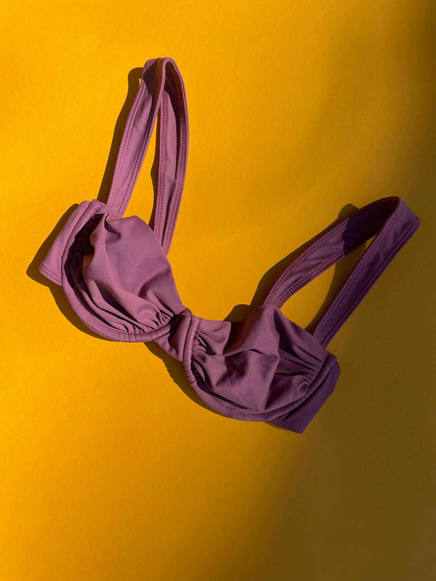 Belle The Label: Oracle Underwire Bikini Top - Plum