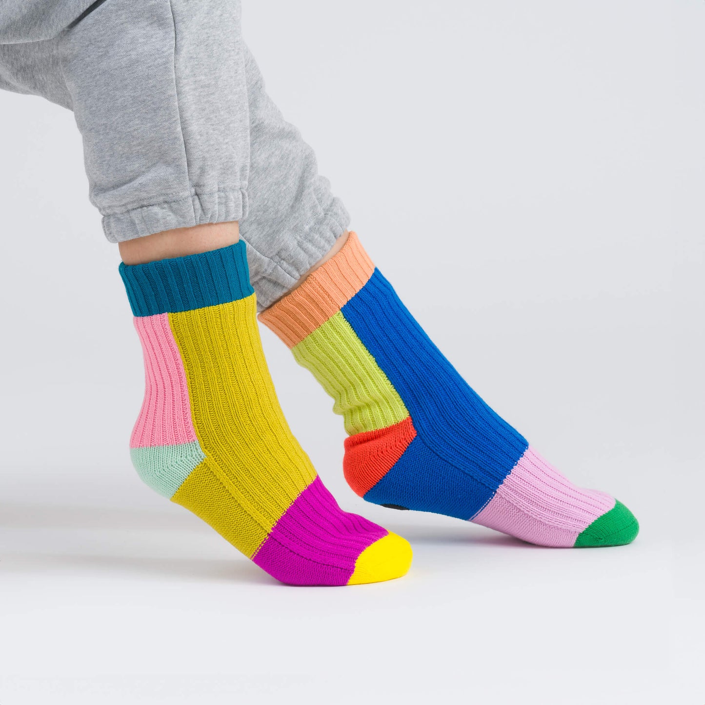 Verloop: Mismatch House Socks - Rainbow