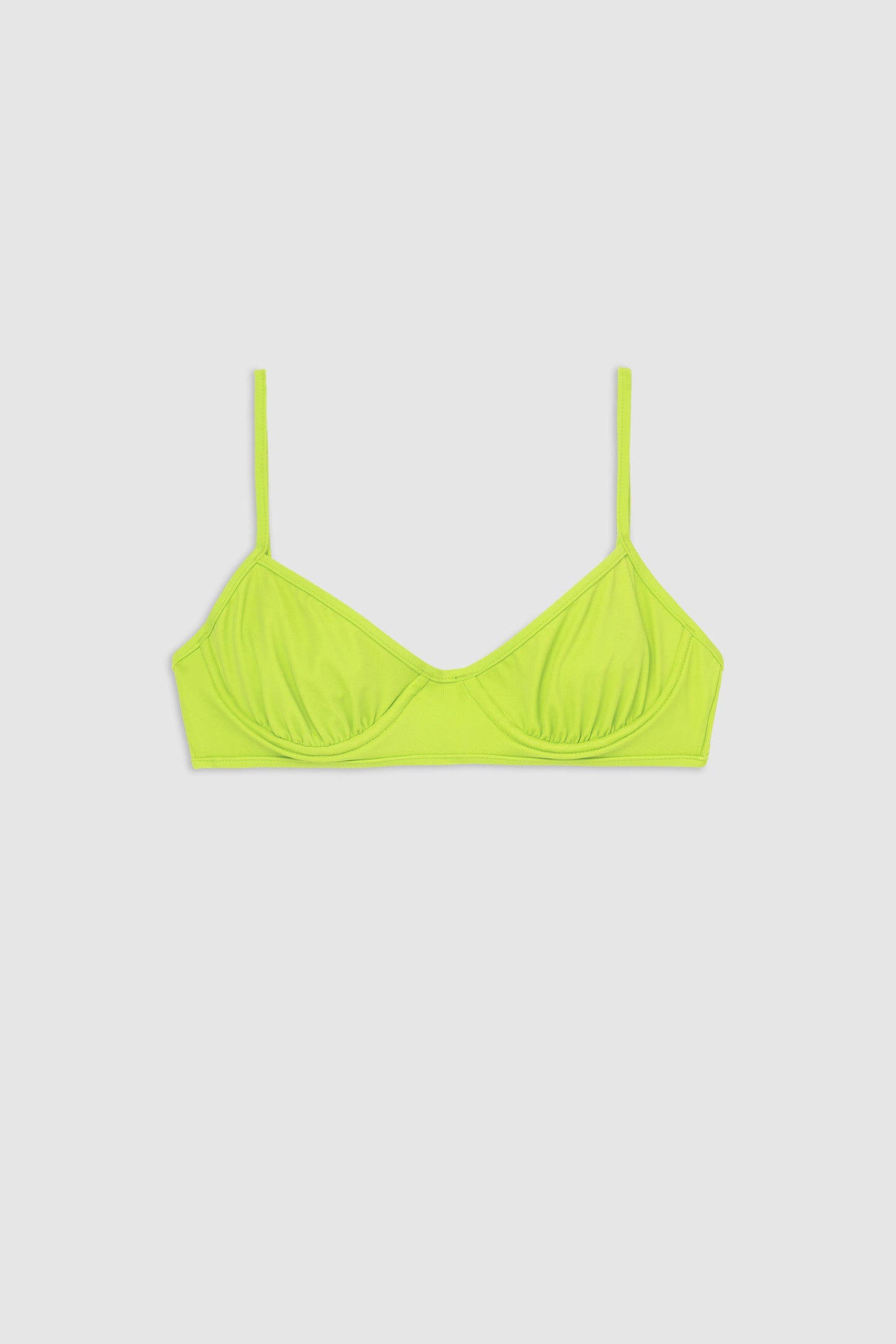 Nu Swim: Pluto Underwire Bikini Top - Melon