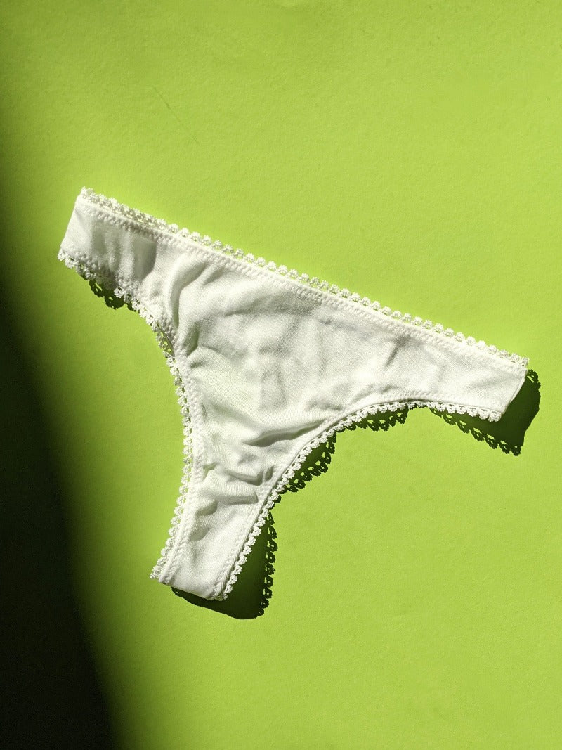 Araks: Stella Cotton Thong - White – Azaleas