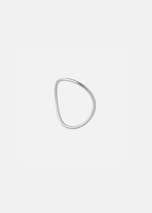 Kara Yoo: Wave Stacking Ring - Sterling Silver