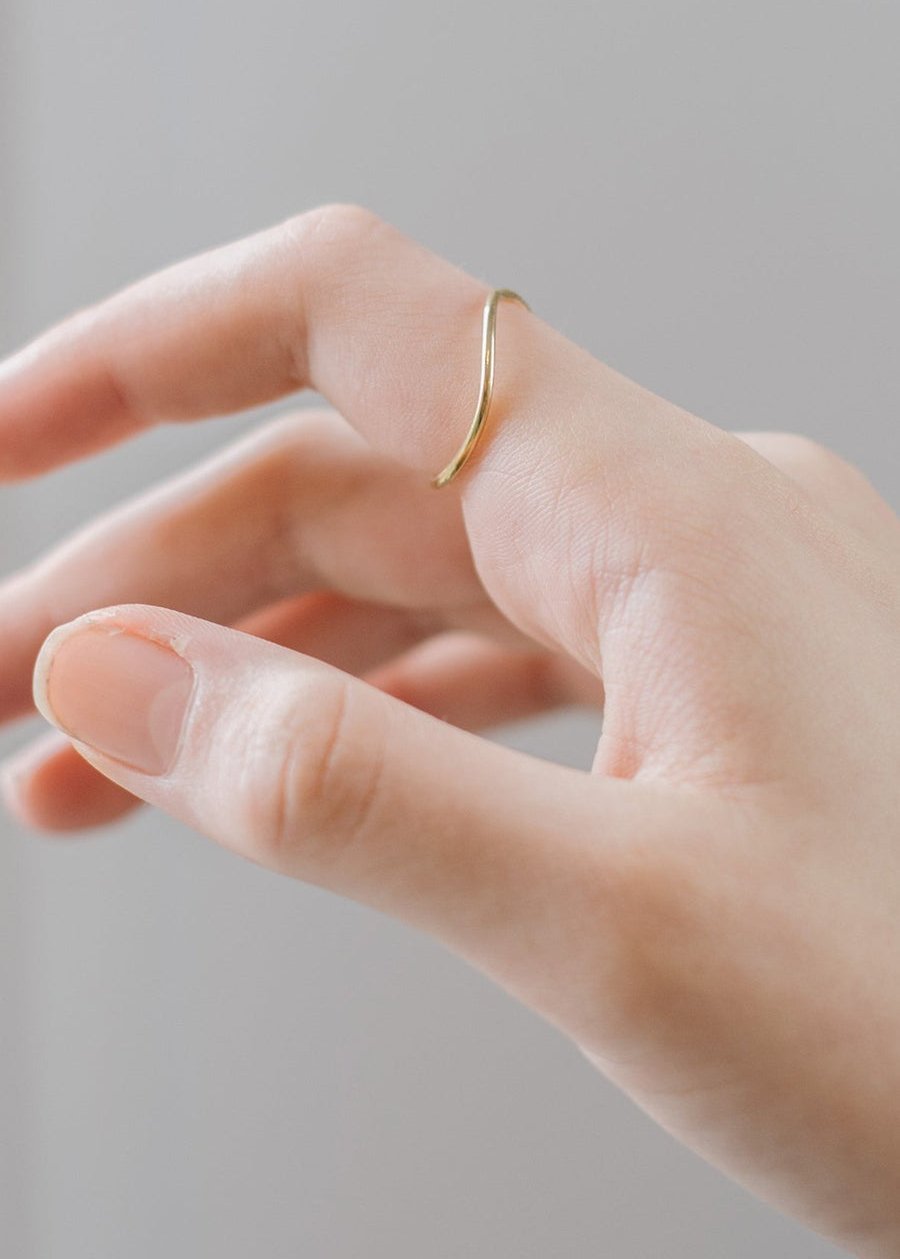 Kara Yoo: Wave Stacking Ring - Sterling Silver