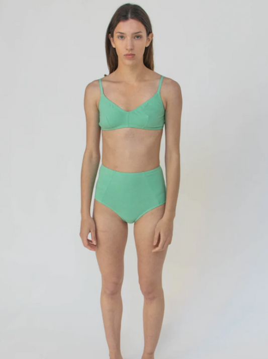 Calomel: Kuyana High-Waisted Brief - Mint