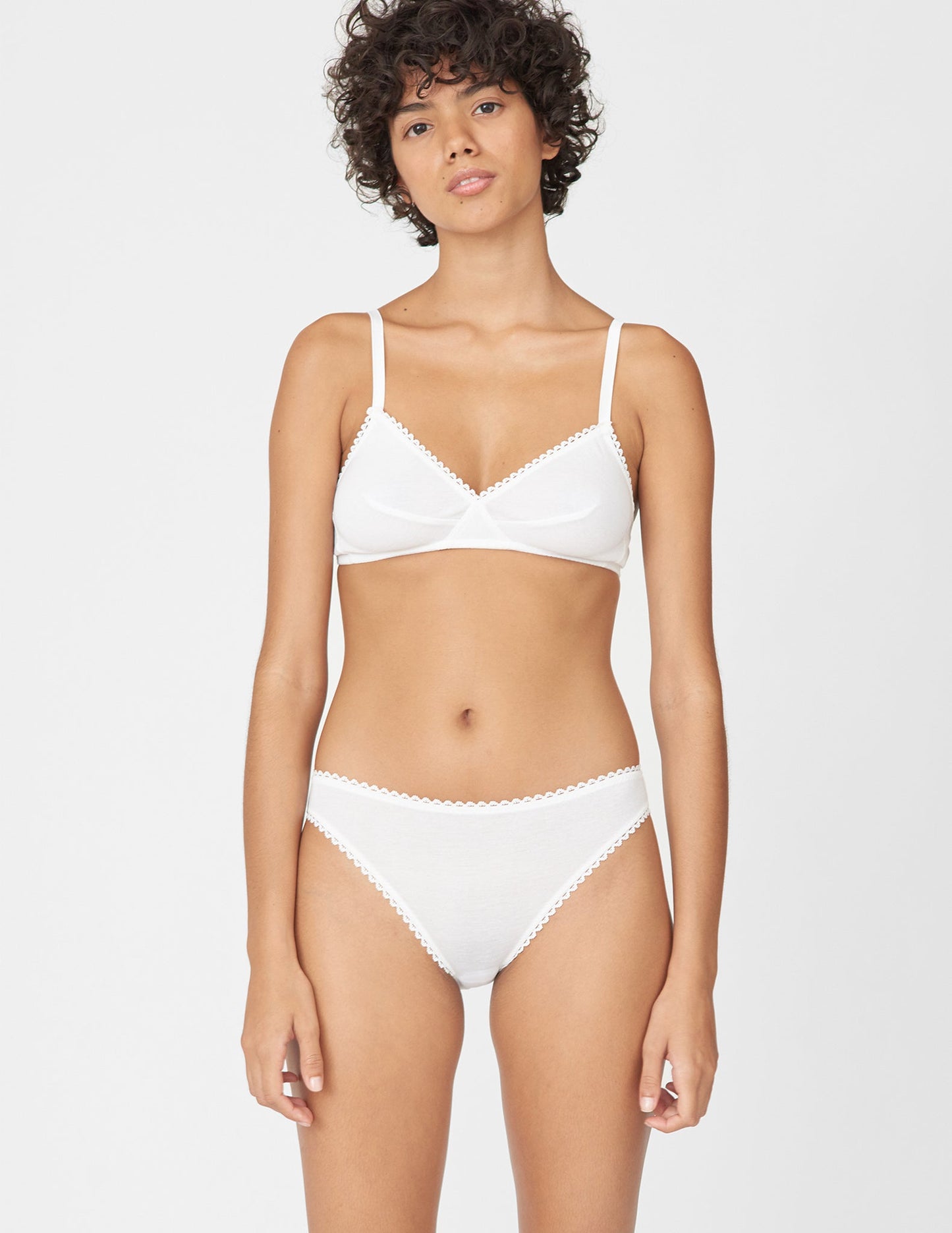 Araks: Antonia Cotton Bralette - White