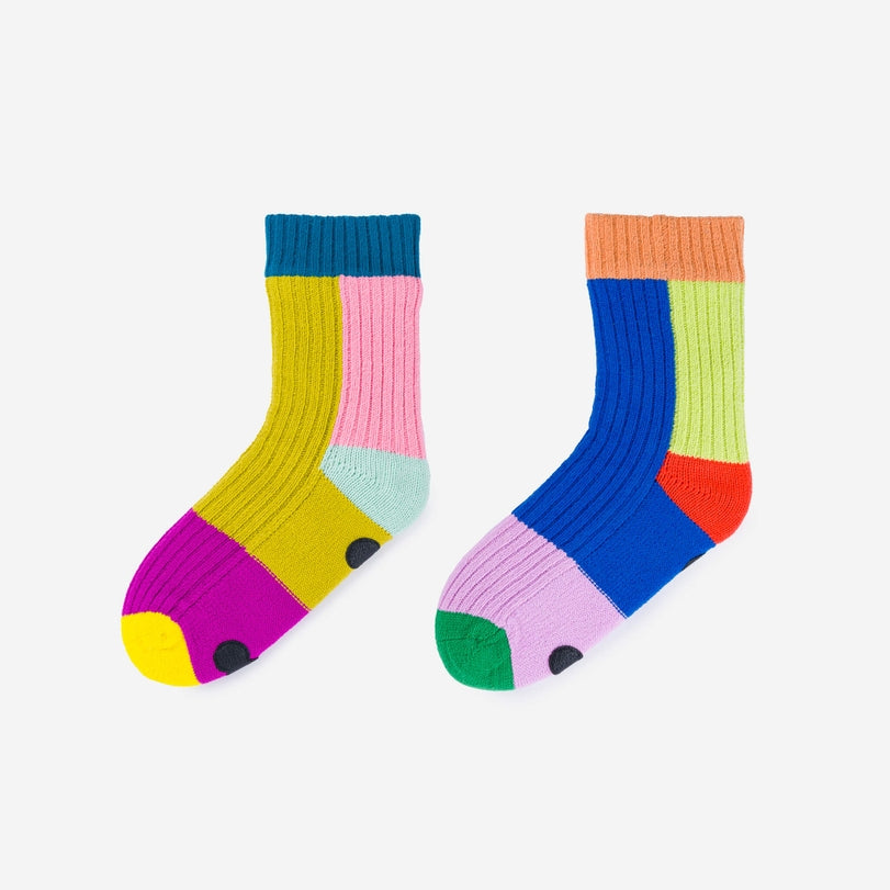 Verloop: Mismatch House Socks - Rainbow