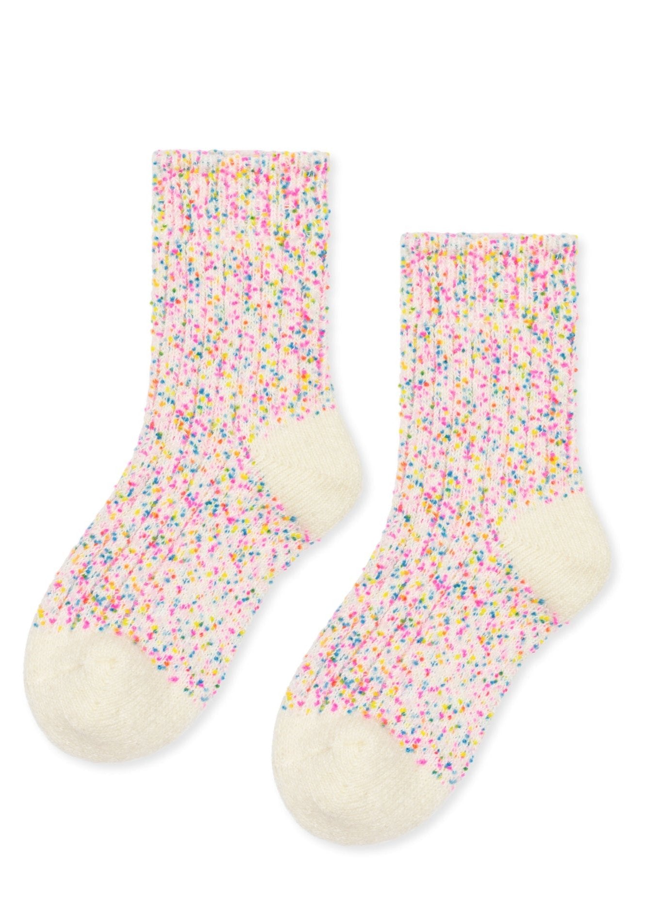 Hansel from Basel: Disco Crew Sock - Cream