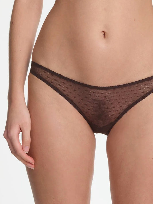 Yasmine Eslami: Joanne Panty Mini Brief - Chocolate