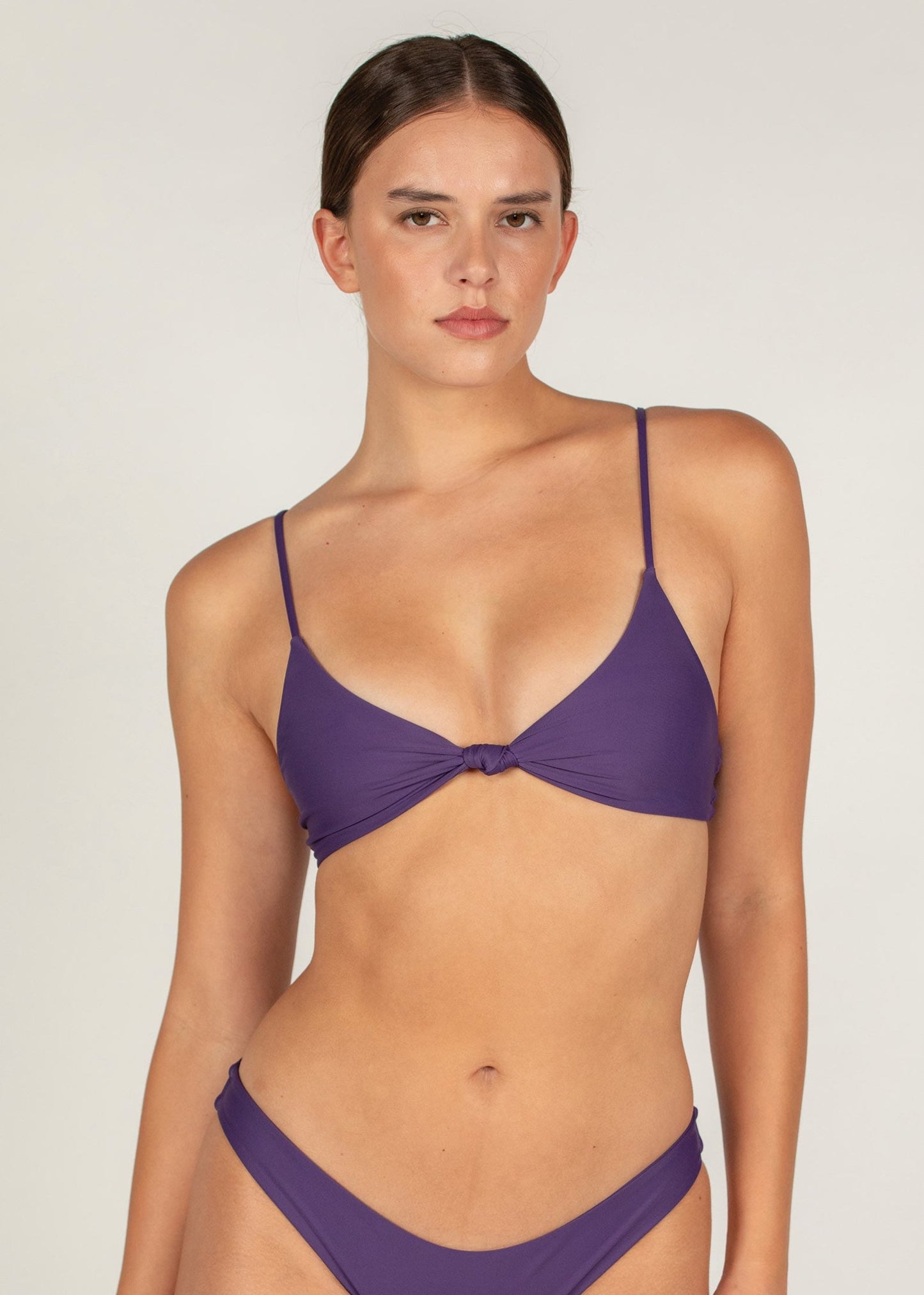 Mikoh: Miyako Skimpy Bikini Bottom - Aubergine