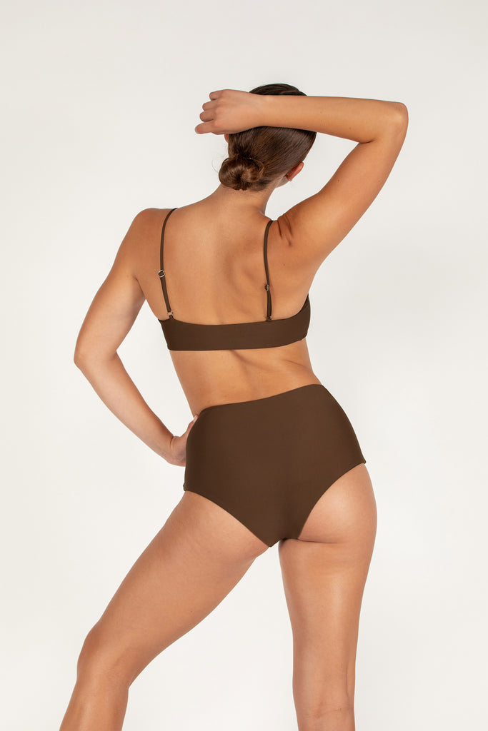 Mikoh: Lami High-Waisted Bikini Bottom - Black