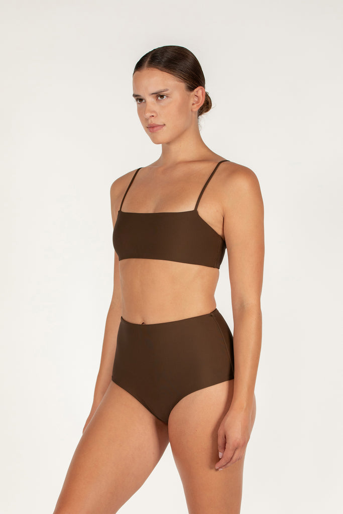 Mikoh: Lami High-Waisted Bikini Bottom - Black