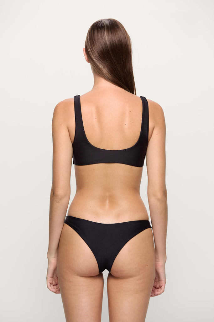 Mikoh: Papara Minimal Bikini Bottom - Black