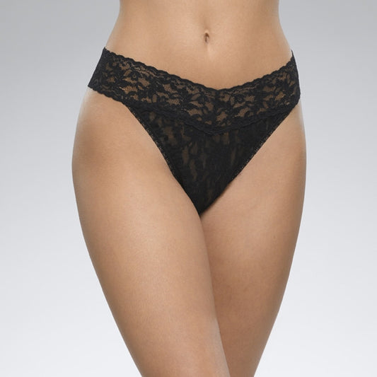 Hanky Panky: Lace Original Rise Thong - Basics