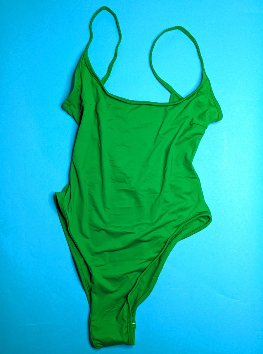 Haight: Piping Thidu Scoop One Piece - Digital Green – Azaleas