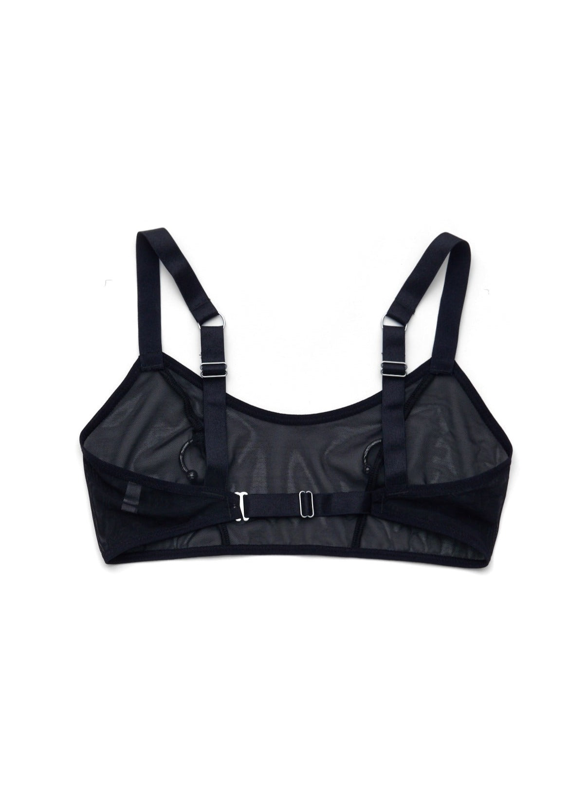 The End: Circular Barbell Bralette - Black Mesh – Azaleas